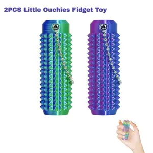 2PCS Little Ouchies Fidget Toy – Portable Vibrant Colors Anxiety Relief Tool , Portable Sensory Gifts for Adults & Friends-Easter gift