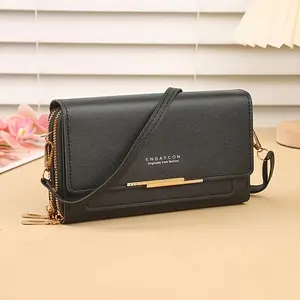 1pc Fashionable Crossbody Bag With Adjustable Shoulder Strap And Zipper Closure, Lightweight Everyday Messenger Bag, Daily Commuter Bag, Suitable For Commuting Or As A Dinner Gift |   Elegant Clutch Bag