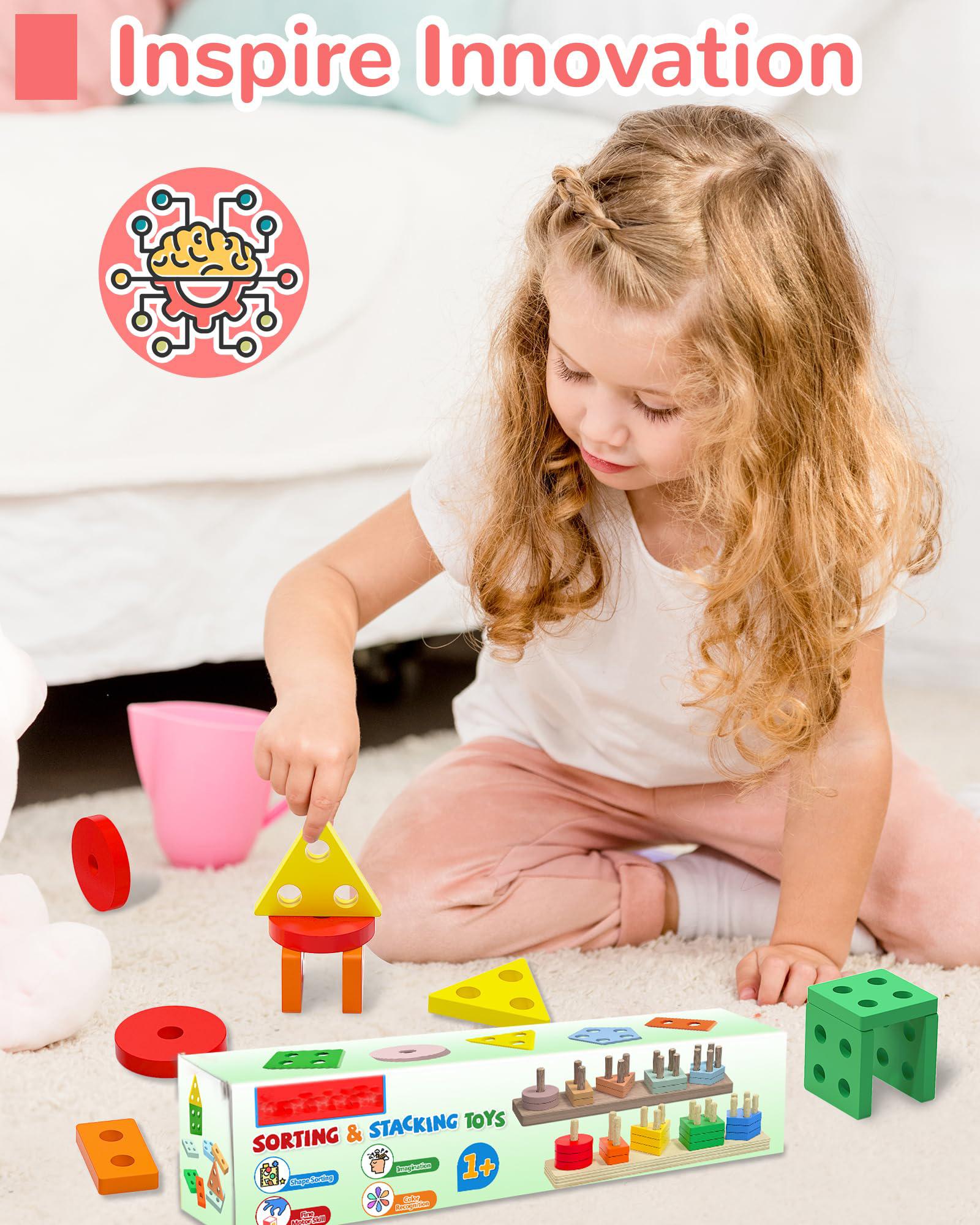 Montessori Toys for Year Old Boy Girl, Toys for Ages 3-5 Toddlers Kids Baby, 3 Year Old Birthday Gifts, Wooden Learning Puzzles Easter Basket Stuffers Toys for Toddlers 3-5 Montessori Toys for Year Old Boy Girl, Toys for Ages 3-5 Toddlers Kids Baby, 3 Year Old Birthday Gifts, Wooden Learning Puzzles Easter Basket Stuffers Toys for Toddlers 3-5