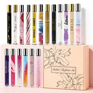 The surprise for her starts with the gift box | 6PACK Portable Women's Perfume Set, 6 random bottles, you'll only know which ones after opening, gift box packaging, a choice for giving gifts，5%-8% fragrance concentration