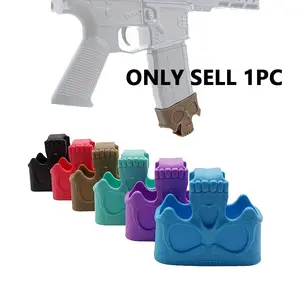 Tactical Skull Head Triangle Set, M4 Decorative Fast-Release Rubber Cover, 5.56 Quick Release Sleeve, Durable Design, Ideal for Tactical Use