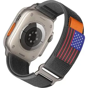 Trail Loop for Apple Watch Bands Ultra 2 49mm 45mm 44mm 42mm 41mm 40mm 38mm iwatch Bands for Men Women,Rugged Nylon Strap Wristbands for Apple Watch Series 9 8 7 6 5 4 3 2 1 SE2 Accessories Wearable