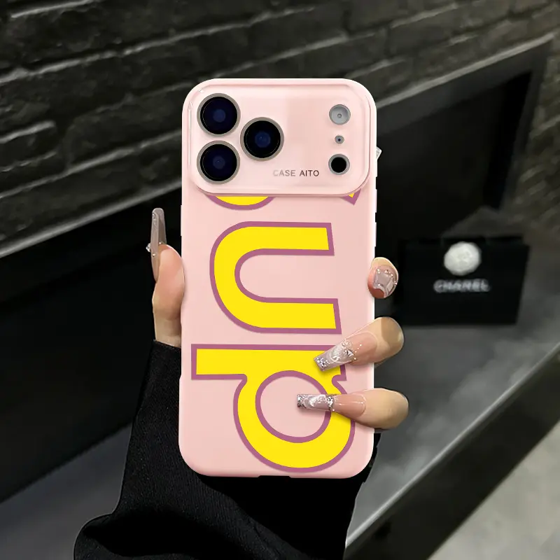 SUP Letter Graphic iPhone Phone Case, Minimalist Print Protective Phone Case Suitable for iPhone 17 Air 16 Pro Max 15 14 Plus 13 12, Shockproof Drop Resistant Phone Cover