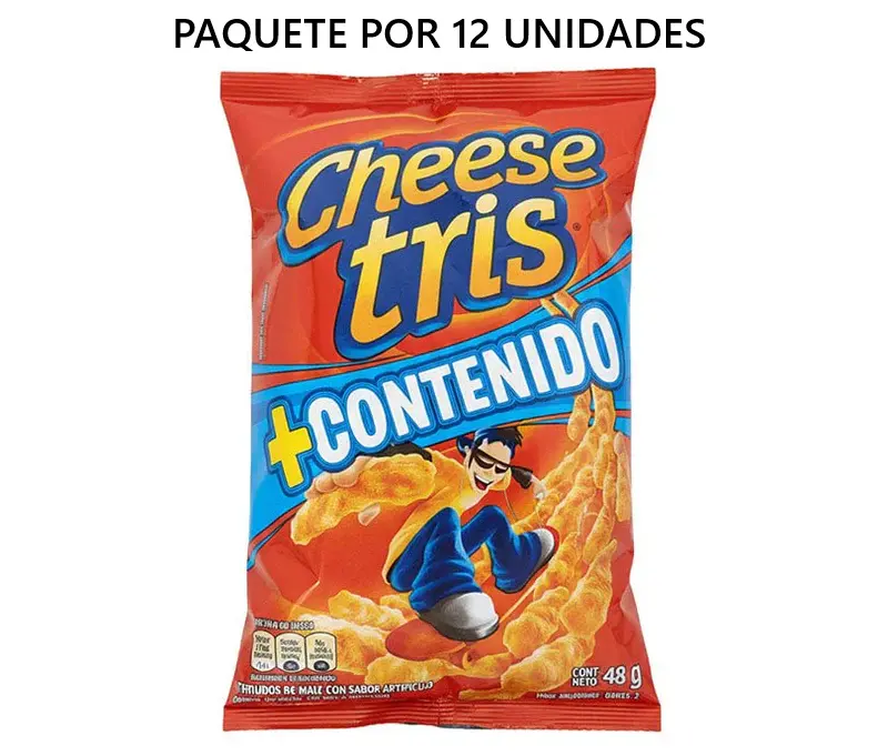 Cheese tris -Paquete x12 unidadeds Nostalgic Snacks