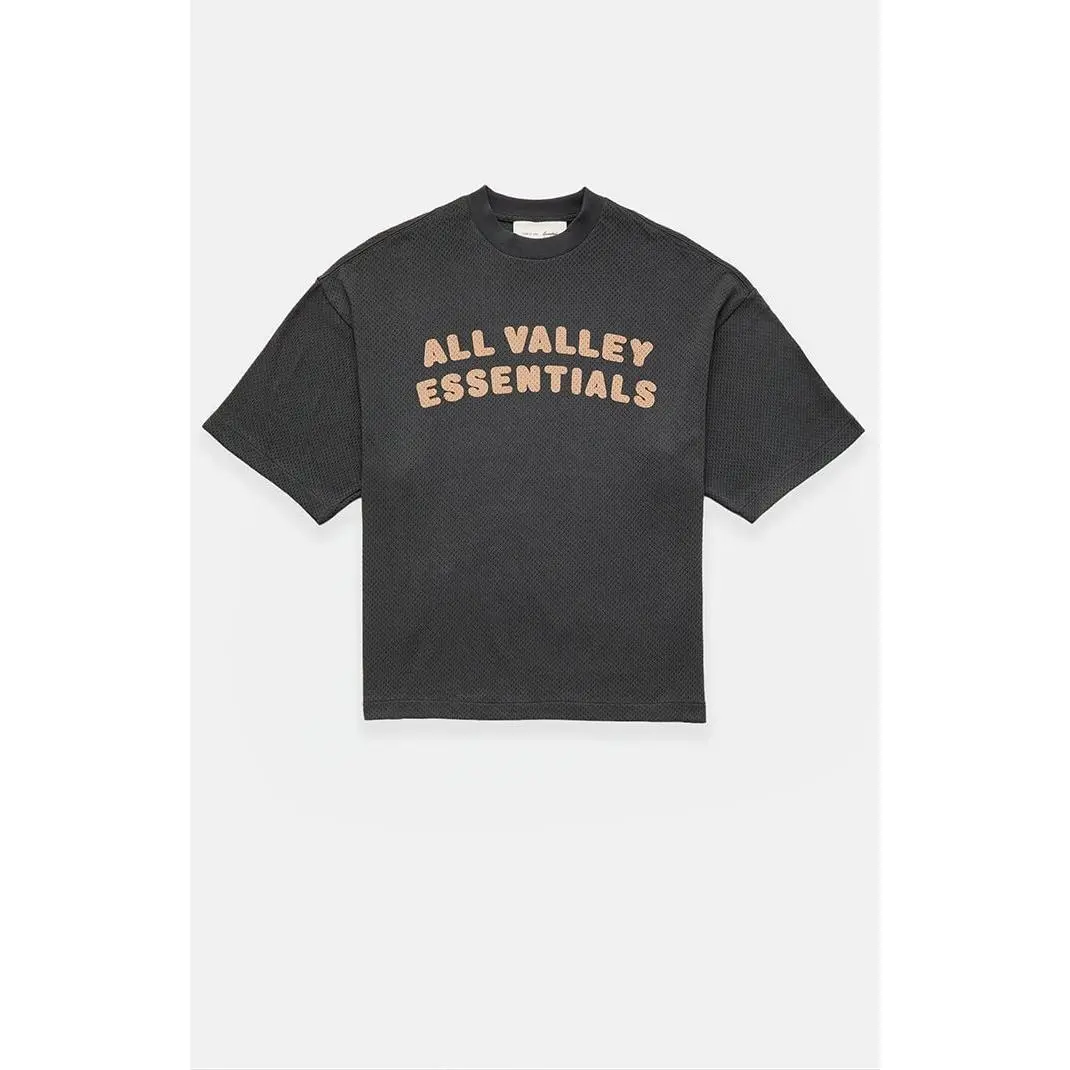Fear of God ESSENTIALS Men's Women's Iron Gray Merch Mesh T-Shirt