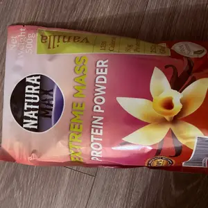 Natura Max Protein Powder Extreme Mass Vanilla Flavor 500g High Protein Supplement