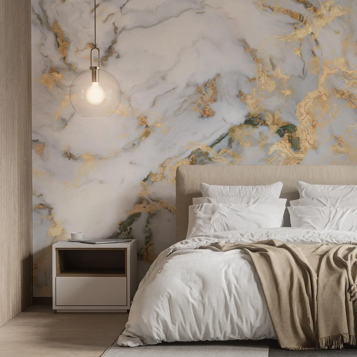 Marble Pattern Wallpaper, 6 Counts/set Removable Self Adhesive Wall Sticker, Wall Decor for Home Living Room Bedroom Kitchen, Decorative Wallpaper, Marble Backsplash Wallpaper, Peel Stick Wallpaper, Peel And Stick Wallpaper