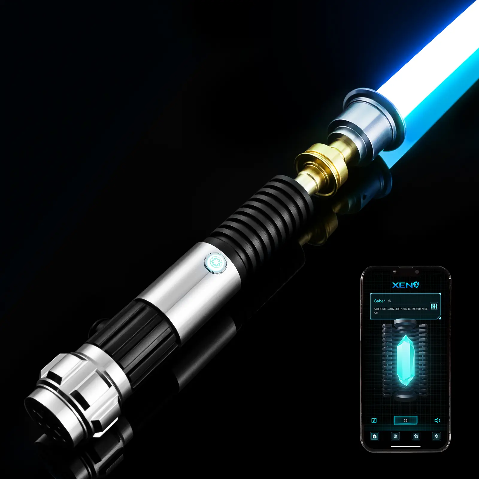 Lightsaber Obi Wan Inspired Saber Smooth Swing Montion Control Lightsaber Obi Wan Inspired Saber Smooth Swing Montion Control