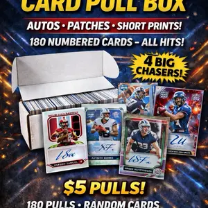 Pull Box 180x Numbered, Autograph, Rookies, Patch cards and More With 4 Big Chasers