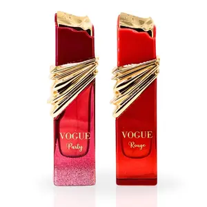 Vogue Party & Vogue Rouge EDP Sprays 100ML (3.4 OZ) By Maison Alhambra | Long Lasting, Floral, Sweet, Inviting Fragrances. (DYNAMIC BUNDLE)