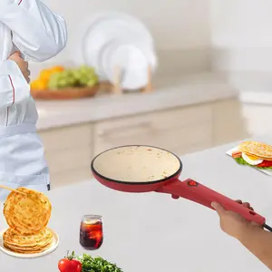Crepe Maker Electric,Portable Instant Crepe Maker,Crepe Pan Nonstick Automatic Temperature,Electric Crepe Maker for Crepes, Pancakes, Tortillas