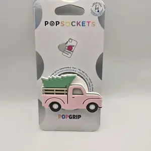 Christmas Tree Cake Phone Grip Holder with Expanding Design | Magnetic Stand | Swappable Top | Secure Hold for iPhone MagSafe Cases | Adhesive Option | Kindle Accessory | Cellphone Durable Smartphone Mount Protection