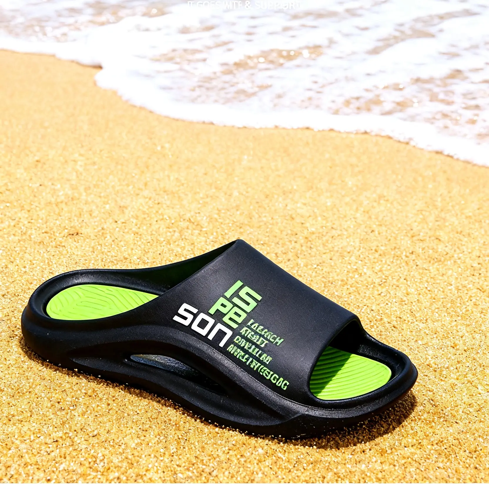 Letter print SON, fashion men sandals and slippers, outdoor slippers, beach, indoor, bathroom Letter print SON, fashion men sandals and slippers, outdoor slippers, beach, indoor, bathroom