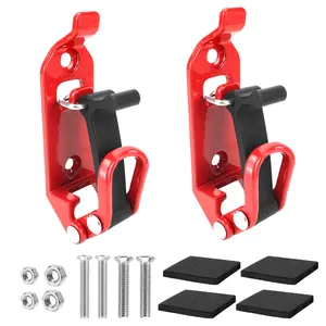 2 Pack Heavy Duty Shovel Mount for Roof Rack – Metal Rubber Clamp, Quick Release Axe & Tool Holder for Truck, Car, Boat, Garage Storage