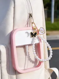 (38ml) Hand Sanitizer Spray Bottle Protective Sleeve, Letter Spray Bottle Marker, Silicone Anti-Drop Anti-Collision Protective Sleeve with Keychain Design, Convenient Outdoor Carrying, Can Be Hung on Bags, Keys, Keychain Wristlet