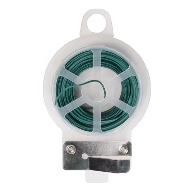 212 MAIN Functional Holiday Wire Tie Dispenser with Cutter - 0.1 lbs Plastic Cable Tool, 288 in. for Festive Decor & Home Supplies