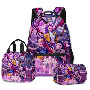 2026 New Style 3-Piece Set: School Backpack, Lunch Bag, and Pencil Case fashionable and versatile,casual and trendy, suitable for school