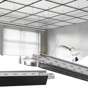 LooYee 10 PCS 72 Inch Wall Molding Trim Drop Ceiling Grid System 6Ft Galvanized Steel Rust & Fire Resistance Easy Installation Ideal for Basement Living Room Kitchen Bathroom Black