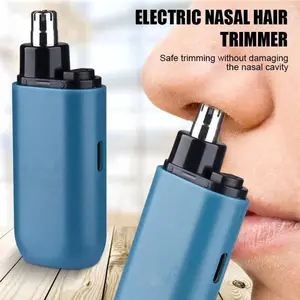 New Rechargeable Nose Hair Trimmer for Men and Women, Washable Electric Nose Hair Trimmer, Portable Eyebrow Trimmer