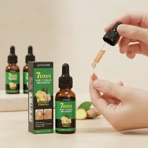 Jaysuing Ginger Nail Care Solution Gently cares for soft nails on hands and feet Smooths nail surfaces Moisturizes and brightens nails