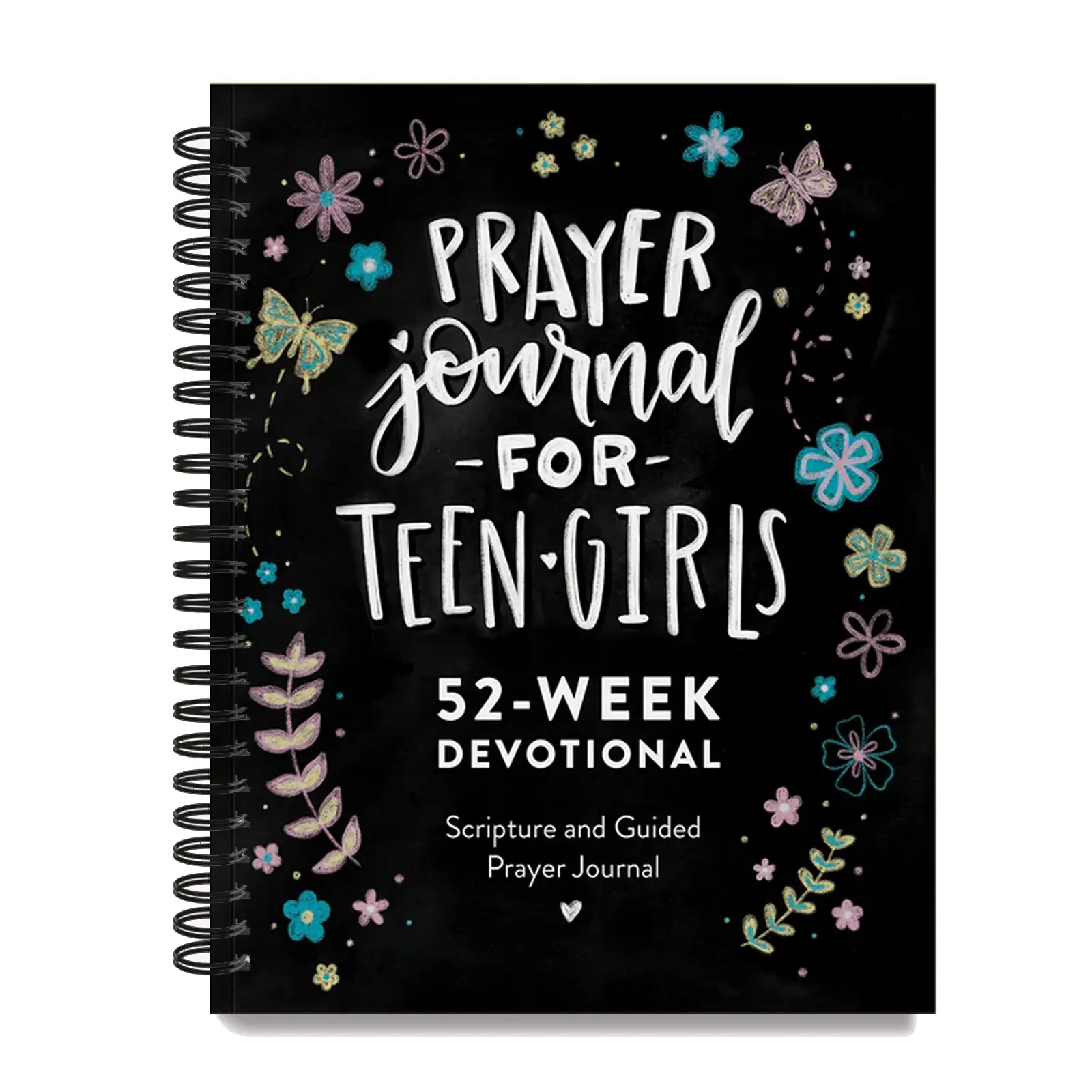 Prayer Journal for Teens Girls [Spiral]: 52-Week Scripture, Devotional, & Guided Prayer Journa