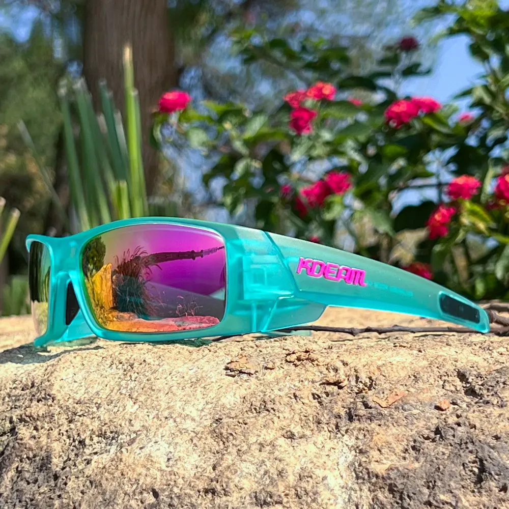 Outdoor Sports Polarized Sunglasses, Square Versatile Eye-Protection Colorful Shades