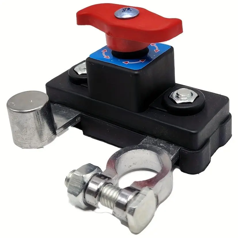 Battery Main Disconnect Switch, Pure Aluminum Negative Disconnect, 12-24v Advanced Disconnect for Efficient Battery Management Parts