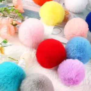Sm Pompom with Elastic Loop (4pcs)