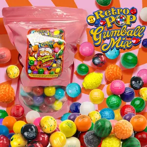 Retro Pop Gumball Mix – Classic Candy Shop Vibes with Berry Blast, Cotton Candy, and More