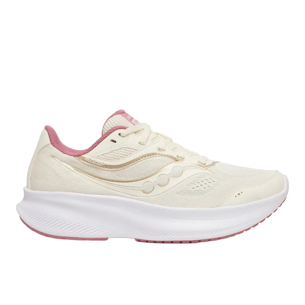 Saucony Womens Cohesion 18 Running Sneakers Shoes - Off White