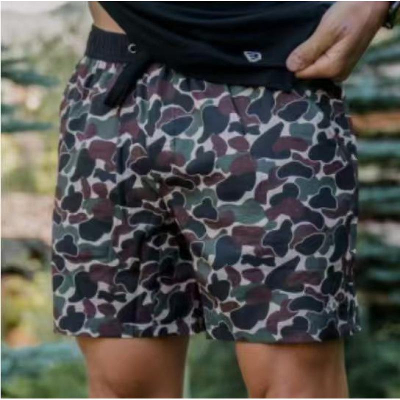 Summer men's cross-border new trend 3D digital camouflage printing loose beach pants foreign trade wholesale single order minimum