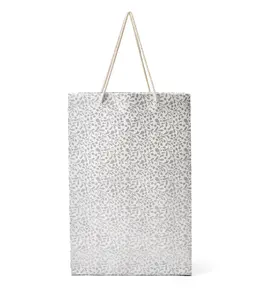 Holiday Floral Graphic Gift Bag
