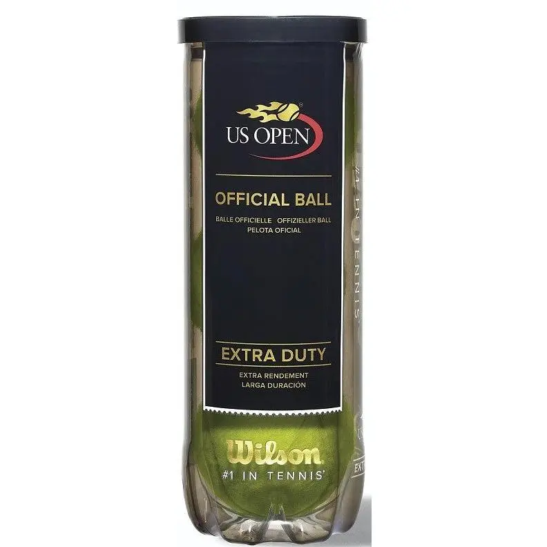 Wilson US Open Extra Duty Tennis Ball Can (3 Balls)