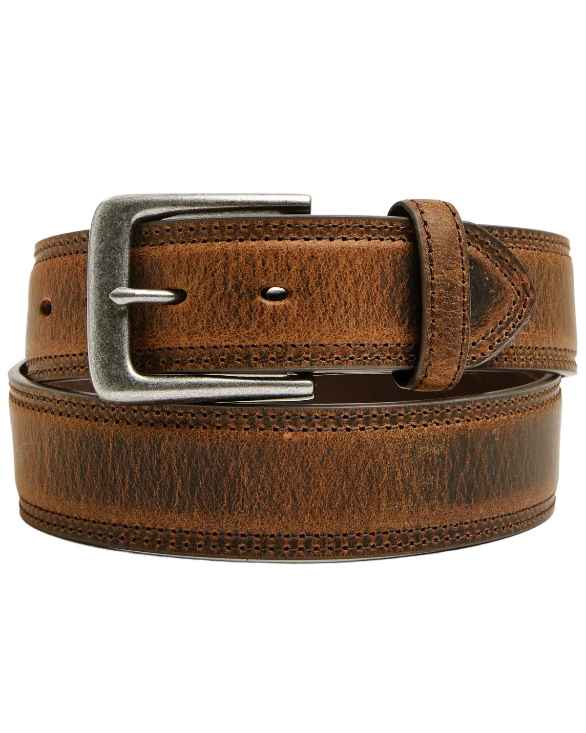 Hawx Men's Men'S Heavy Duty Double Stitch Leather Belt - Blt144-26