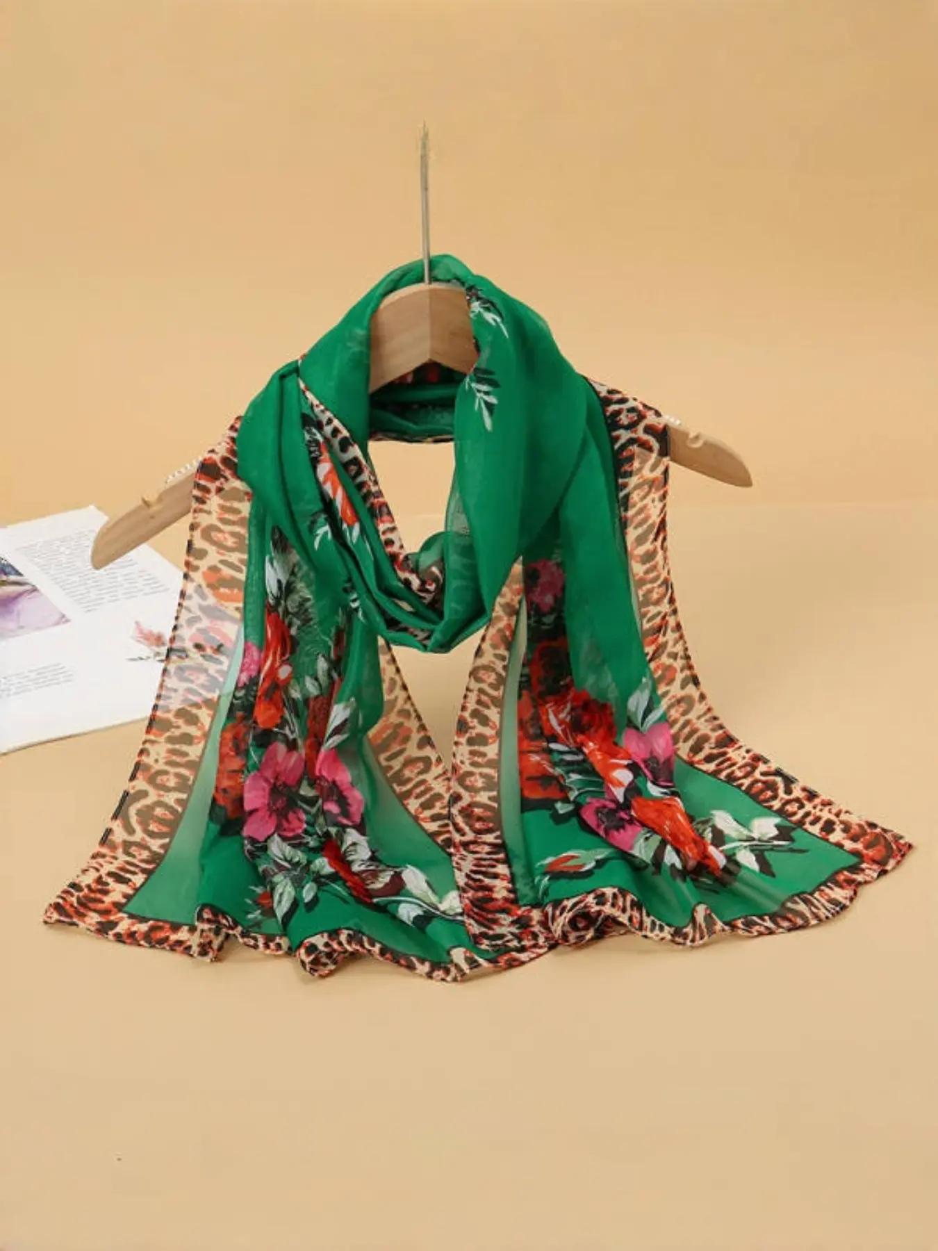 Women's Fashion Summer New Sun Protection Scarf, Chiffon Polyester Shawl 50x150cm, Stylish and Lightweight, Perfect for Outdoor Activities