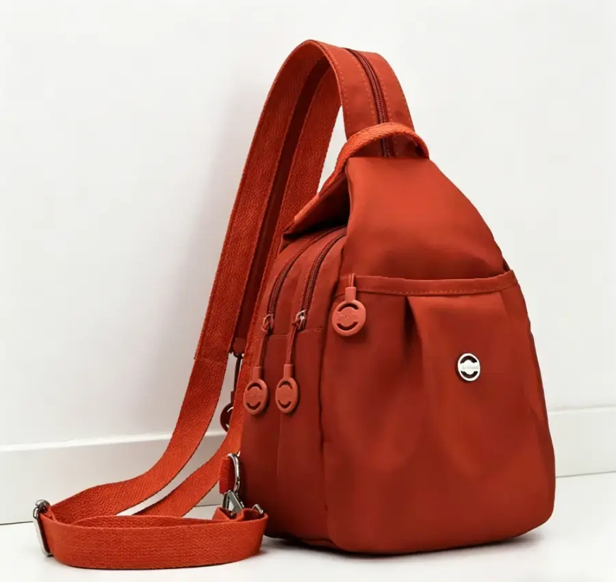Oxford Backpacks for Casual Wear - Over-the-Shoulder Messenger Bag with Side Pockets, Adjustable Strap, Secure Storage via Inner Patch Pocket Design, Pocket Design Backpacks