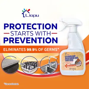 【Liapu】All Purpose Kitchen Heavy Oil Cleaning Agent - Antibacterial Spray for Countertops, Ovens, and Appliances