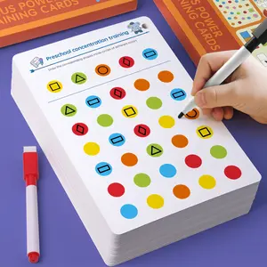 Focus Training Children Reusable Writing Practice Book, Tracing Preschool Books, Basic Handwriting Workbook for Kids, Easy Erasable Textbook for Learning and Development, Learning Materials, Learning Tool