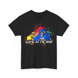 Funny Monke Tag Meme Gorilla VR Gamer Gifts Unisex T-Shirt Full Color