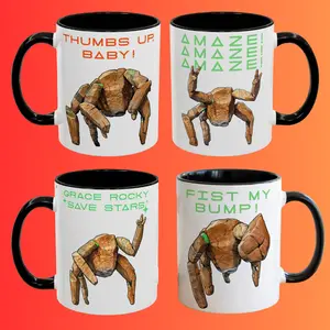 [ Collection] Amaze Amaze Amaze Mug, Grace Rocky Save Stars Mug, Project Hail Mary Cup, Hail Mary Mug, Alien Mug, Rocky Mug, Project Hail Mary Mug