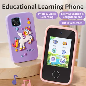 Kids Digital Camera with Touch Screen - HD Photo & Video Camera Toy, Learning Games Music Player, Pretend Play Educational Toy for Toddlers Boys Girls Age 3-6 Years Old