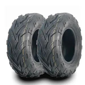 Set of 2 ATV UTV Tire 21x7-10 ATV Mud Tires 21x7x10 Sport All Terrain 4 Ply Tubeless Tires 11mm deep tread
