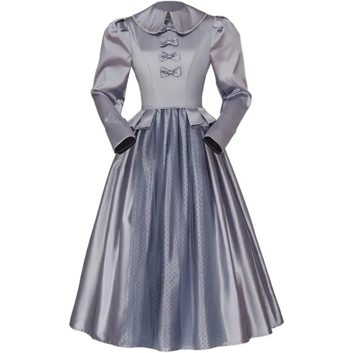 Goody Addams Cosplay Costume Dress Addams Outfit Adult Women Long Sleeve Top Skirts Halloween Suit