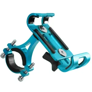Universal 360° Rotatable Motorcycle Bike Motorbike Phone Mount | Anti-Slip Metal Handlebar Holder for Smartphones | Quick-Install Durable Outdoor Riding Gear & Navigation Accessory