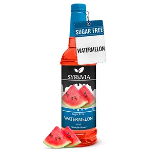 Syruvia Sugar Free Watermelon Syrup For Drinks, 25.4 Ounces Watermelon Flavoring Syrup Beverage Sweet
