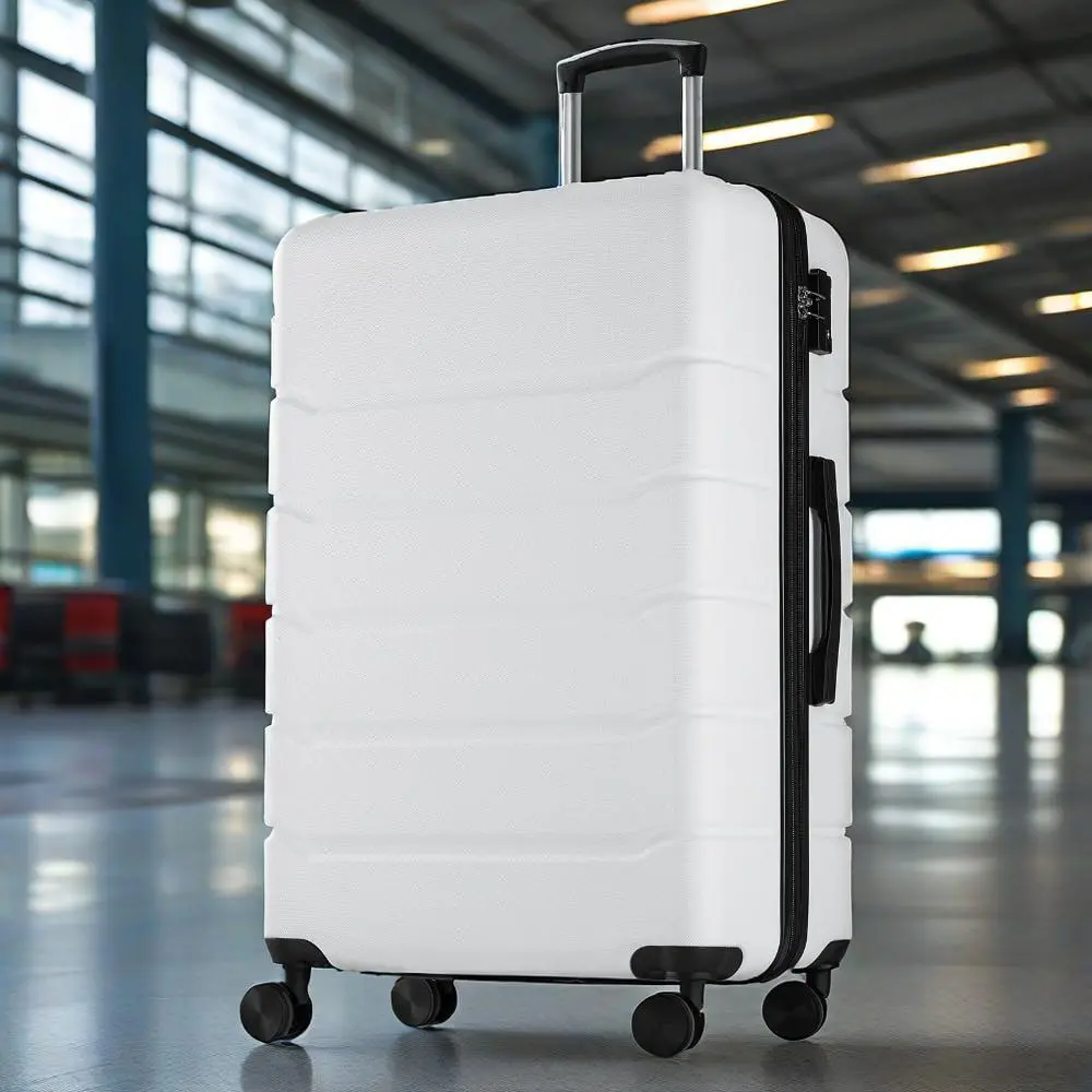 GIANNA 28 Inch Hardside Luggage, Expandable Rolling Luggage with TSA Lock and Spinner Wheels