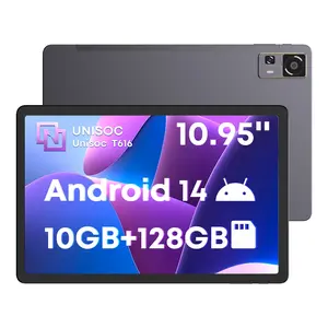 CHUWI 10.95" HiPad 11 Tablet,128GB ROM 6GB RAM,Octa-Core Processor,Micro SIM,Android 14,Gaming Tablet PC,GPS  Unlocked Bluetooth Camera Card Charging