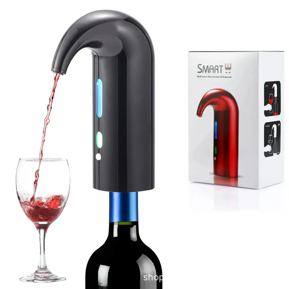 One-touch Automatic Wine Decanter Electric Wine Aerator Dispenser Bar Accessories Pourer Wine Aeration for Party Wine Dispenser