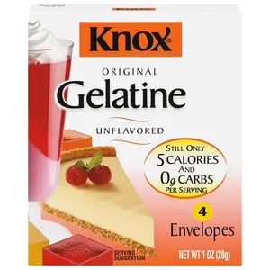 Knox Original Unflavored Gelatine, 4 ct. Packets Snack