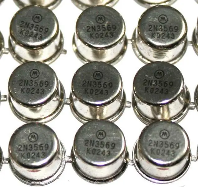 2N3569A, NPN Transistor, Vceo=40 V, Icmax=500mA, Hfe=>30
